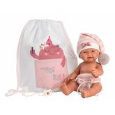Llorens 26314 NEW BORN HOLIKA - realistick panenka miminko s celovinylovm tlem